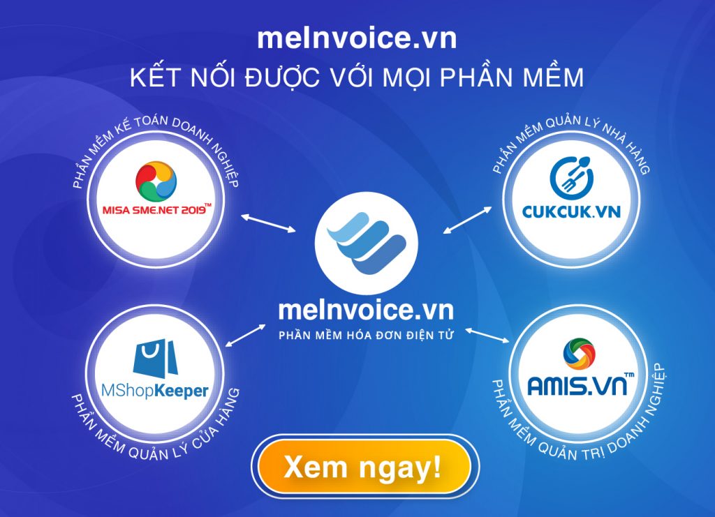 Misa meInvoice kết nối được với mọi phần mềm